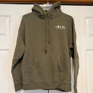Independent Trading Company Olive Green Pullover Hoodie